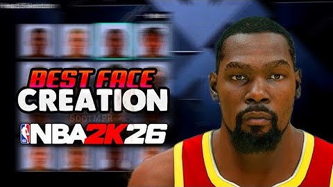 Best Kevin Durant Face Creation Tutorial on NBA 2K26! HOW TO MAKE KD on 2K26