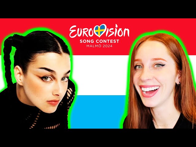LET'S REACT TO LUXEMBOURG'S REVAMP FOR EUROVISION 2024 // TALI FIGHTER class=