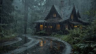 Close Your Eyes & Fall Asleep After 10 Minutes With Heavy Rain In The Forest | Rain Sounds For Sleep