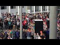 Ohio State Marching Band Performing Outside of Wembley Stadium 10/25/15