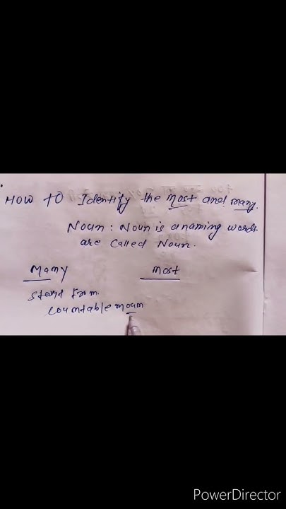 How to identify use in sentence. both most and many in their...#english ...