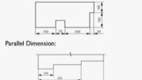 Dimensioning methods in engineering drawing Unidirectional / Aligned / Chain / Parallel / Coordinate