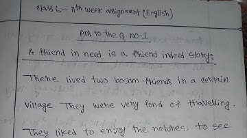 Class 6 English assignment solution 2021 | 11th week |৬ষ্ঠ শ্রেণির ইংরেজি ১১ম সপ্তাহের এ্যাসাইনমেন্ট