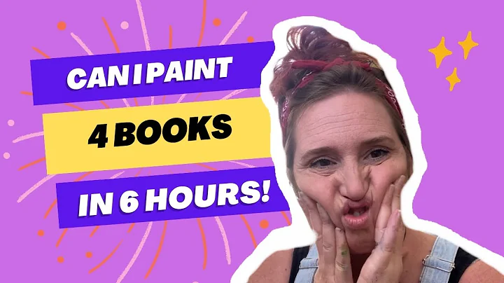 Can I Paint 4 Book Covers In 6 Hours?