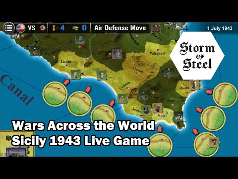 Wars Across the World Sicily 1943 Live Game | Storm of Steel Wargaming