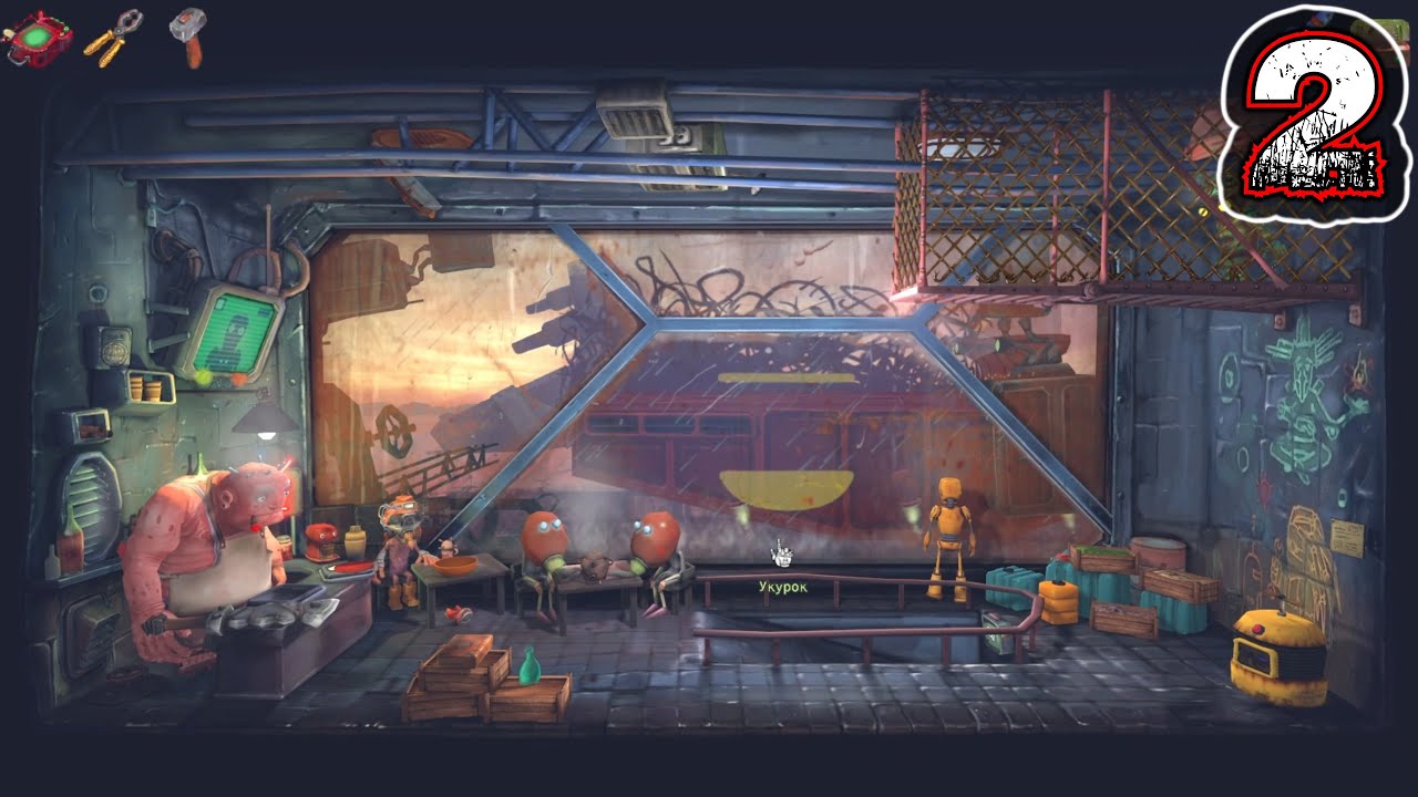 MECHANIC 8230 ESCAPE FROM ILGROT #2 - Закусочная. Ангар. Автобус. У Хранилища