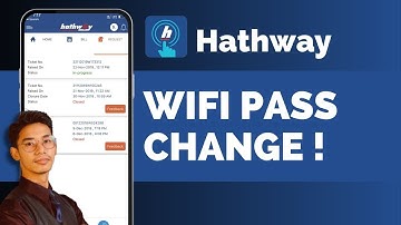Hathway WiFi Password Change !