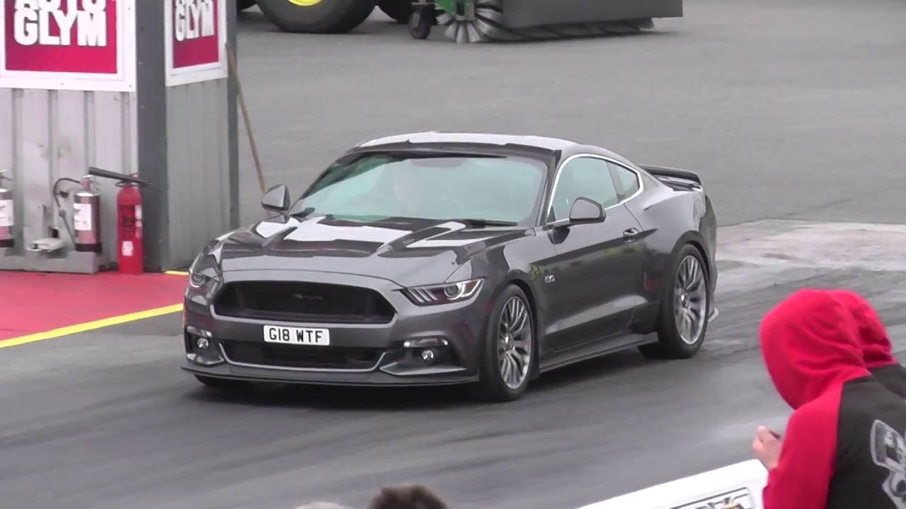 2016 Ford Mustang GT vs Audi S5 - 1/4 Mile Drag Race
