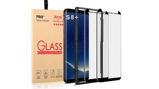 Galaxy S8 / S8+ Tempered Glass Screen Protector Installation Video