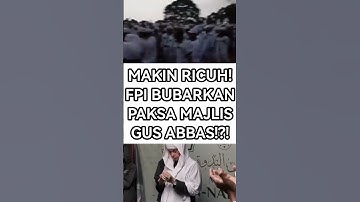 MAKIN RICUH! FPI BUBARKAN PAKSA MAJLIS GUS ABBAS!?! #polemiknasab #nasabhabaib #viralshorts
