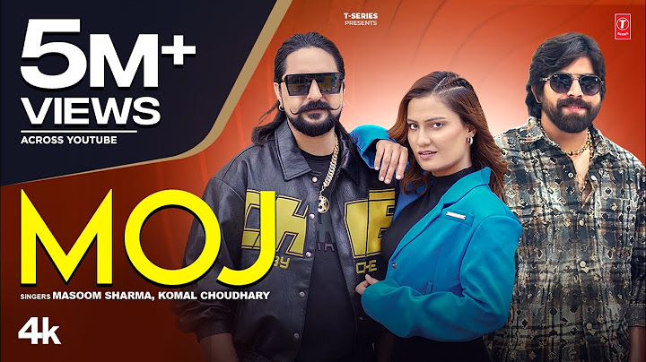 MOJ - Masoom Sharma, Komal Chaudhary, Feat. Kay D, Vaishali Choudhary | New Haryanvi Song 2025
