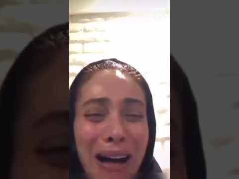 گریه و فریاد سحر زکریا در لایو اینستاگرام به دلیل تهیه نشدن واکسن کرونا در ایران