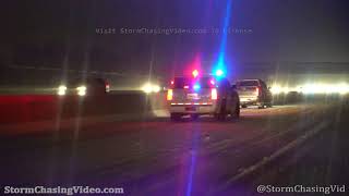 Nor'easter ramps up with heavy snow and accidents in Levittown, PA - 1/31/2021