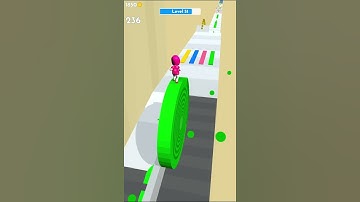 Layers Roll Big Level Gameplay Walkthrough (iOS, Android) #shorts Ep192