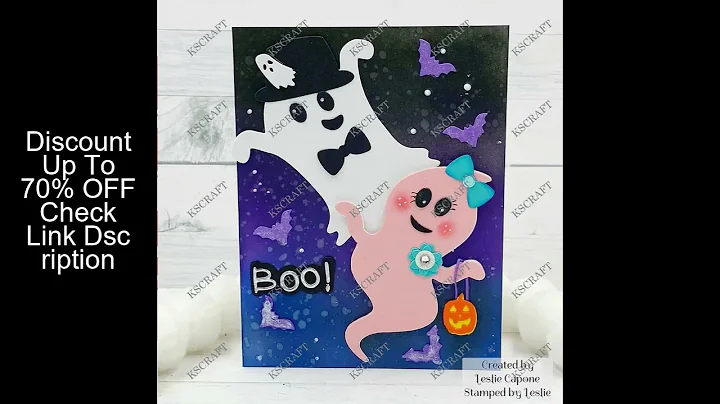 KSCRAFT Halloween Ghost Couple Shaker Metal Cutting Dies Stencils for DIY Scrapbooking Decorative Em