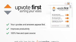 Chrome Extension - Upvote First for StackOverflow screenshot 1