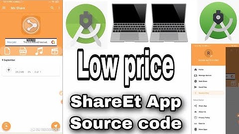 SHAREit App Source Code Low Price || AndroidStudio  || PIKEJONWAL