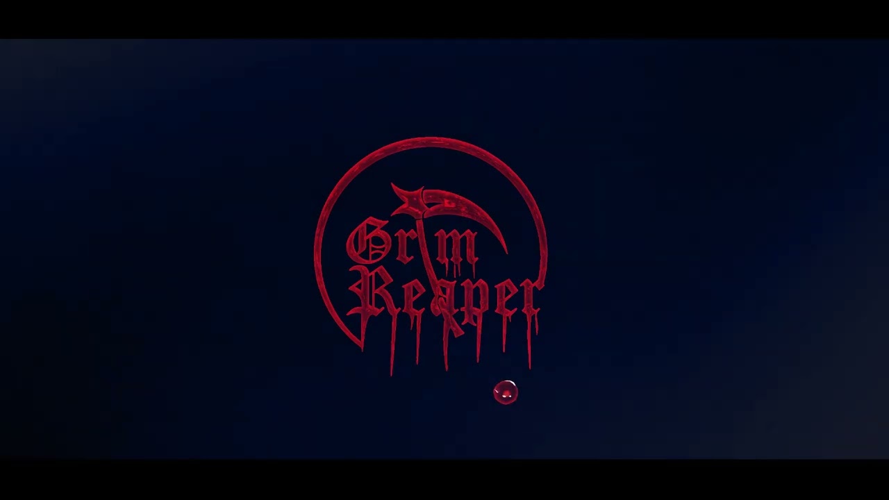 Grim Reaper Intro/ Horror / Blood Drop Logo Animation