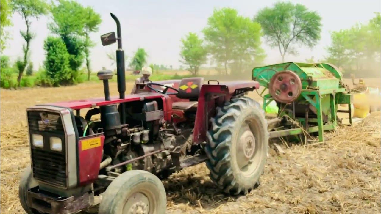 wheat threesher or chota massey tractor ki kia baat hay YouTube