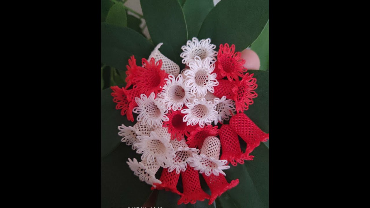 (ÇAN) ZİL OYASI YAPIMI VEE ÜTÜ YAPIM TEKNİKLERİ İLE SİZLERLE (BELL LACE) (NEEDLE LACE)