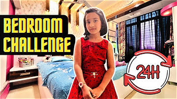 Living On BEDROOM For 24 Hours Challenge | #LearnWithPari