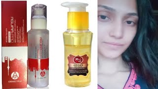 Hair Serums , AGUIRA PRO hair serum, & Rivaj UK ARGAN hair serum  review by Shumaim Noor