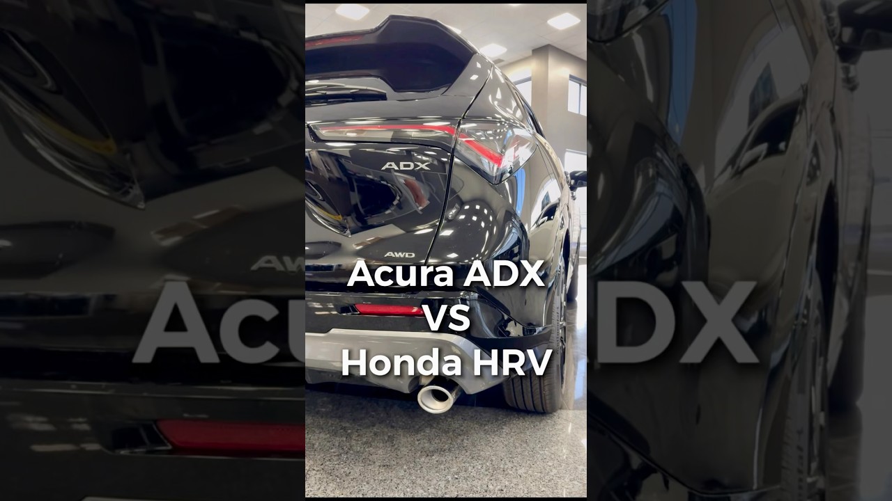 Is the Acura ADX just an Expensive Honda HRV?
