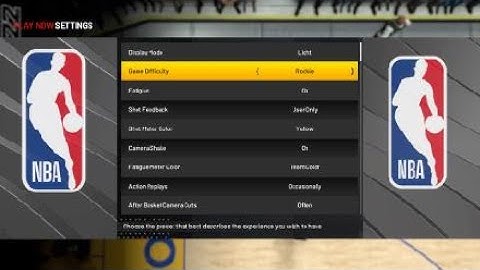 How to change difficulty in NBA 2K22 tutorial