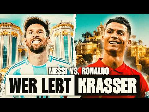 So KRASS leben Ronaldo und Messi WIRKLICH – Der Lifestyle-Vergleich