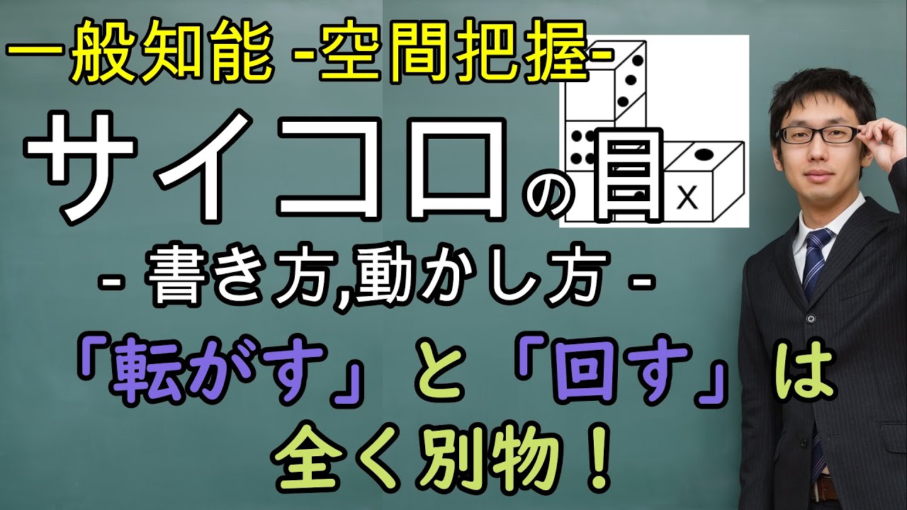 サイコロの目［空間把握］【一般知能】