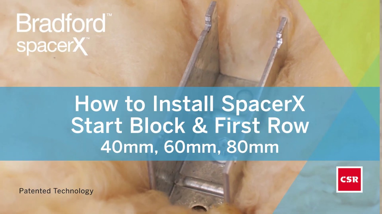 How to Install SpacerX Start Block & First Row for 40mm, 60mm & 80mm