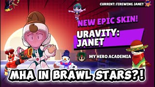 MY HERO ACADEMIA IS IN BRAWL STARS?! (Uravity Skin Challenge) screenshot 4