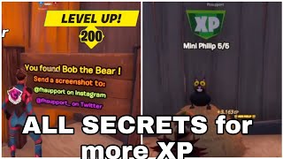 (+XP) ALL SECRETS in *707 Level Deathrun* |Fortnite CHAPTER 3 SEASON 4 ALL SECRETS XP