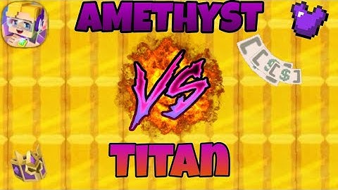 AMETHYST VS. TITAN! ⭐ Armor Vs. Armor - Blockman GO: Blocky Mods | Maxy BG