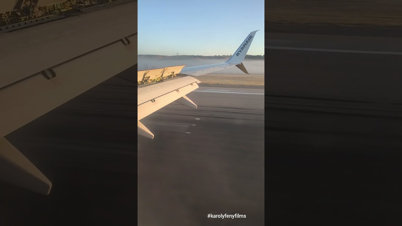 Landing scene #karolyfenyfilms #fenyfilms #ryanairlanding