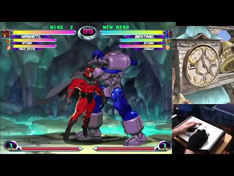 MvC2 (Steam): Romneto (MSP) vs J0uta Kuj0 (Sent/Storm/Cammy) FT3 .:1.8.26:. [MAS Hands Cam]