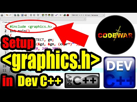 Dev C++ में Graphics.h कैसे सेटअप करें | कोडवार