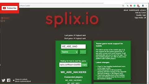 So we glitched Splix.io badly...