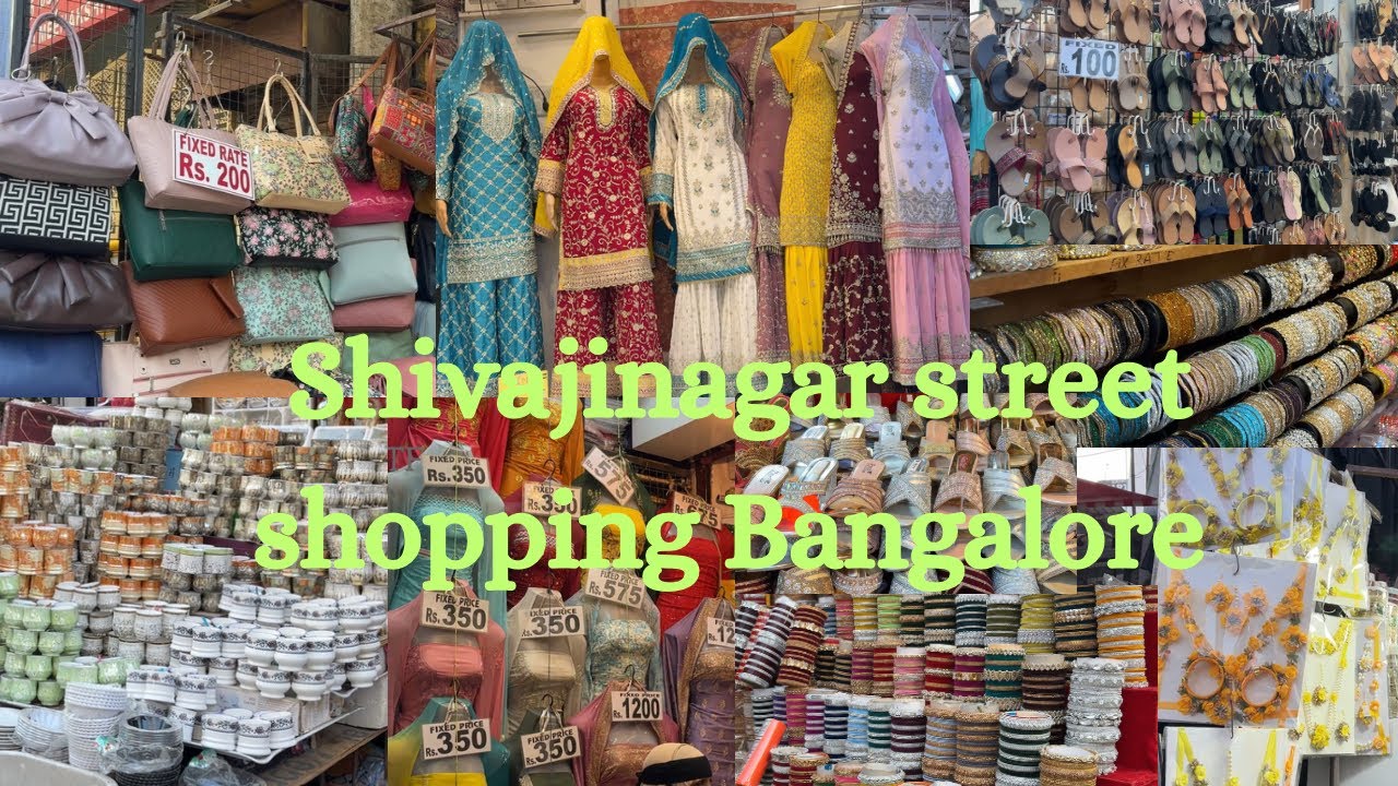 Shivajinagar street shopping Bangalore 📍📍|| Shivajinagar market Bangalore 🎉🎉