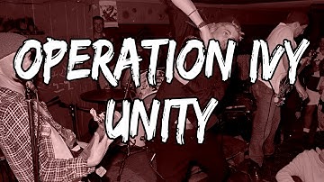 Operation Ivy - Unity (Lyrics)