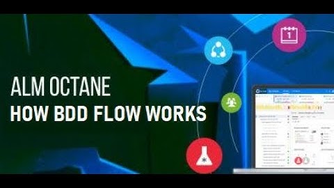 How the BDD flow works in ALM Octane (using BDD Specs)