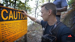 Hiking Maines most dangerous mountain - Precipice Trail HORRIBLE Weather