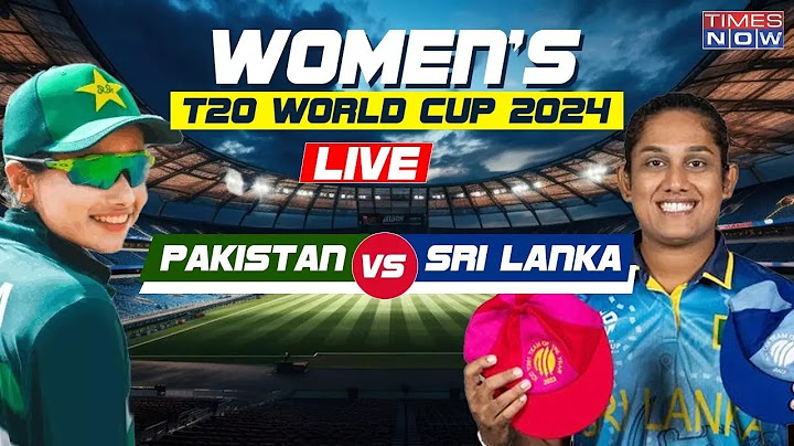 Live: Pakistan Women vs SRI LANKA W– T20 World Cup | PAK W vs SCO W Live #cricket