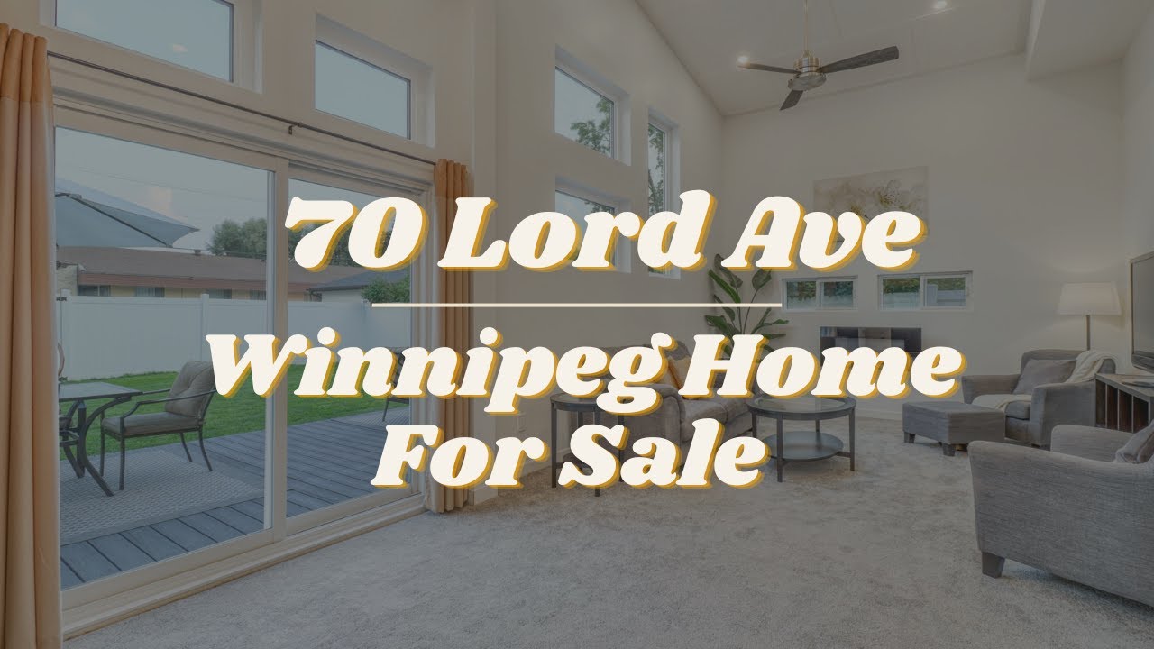 SOLD WINNIPEG HOME FOR SALE 70 Lord Avenue St Norbert YouTube