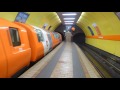 Tiny underground trains in Glasgow