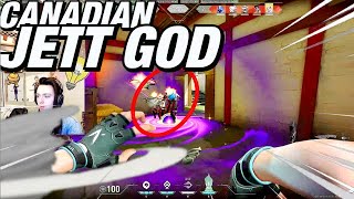 CANADIAN JETT GOD - BEST OF CODEY (VALORANT MONTAGE)