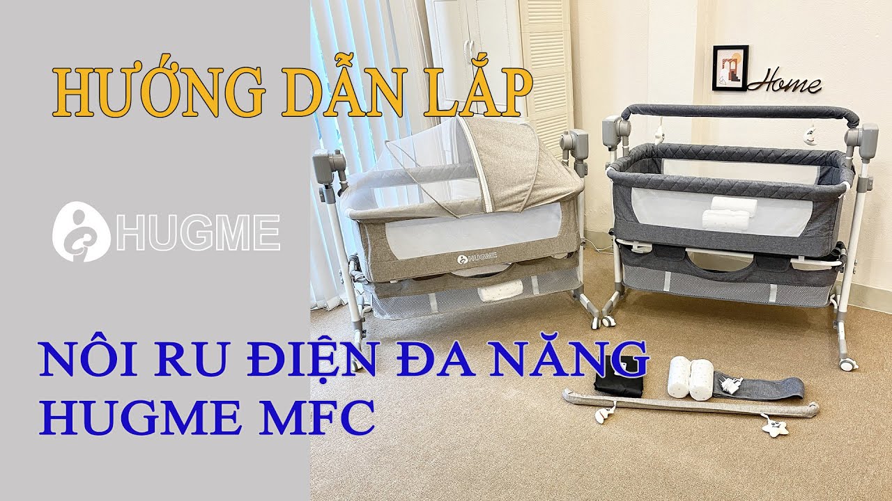 Hướng dẫn lắp đặt nôi Hugme MFC - YouTube
