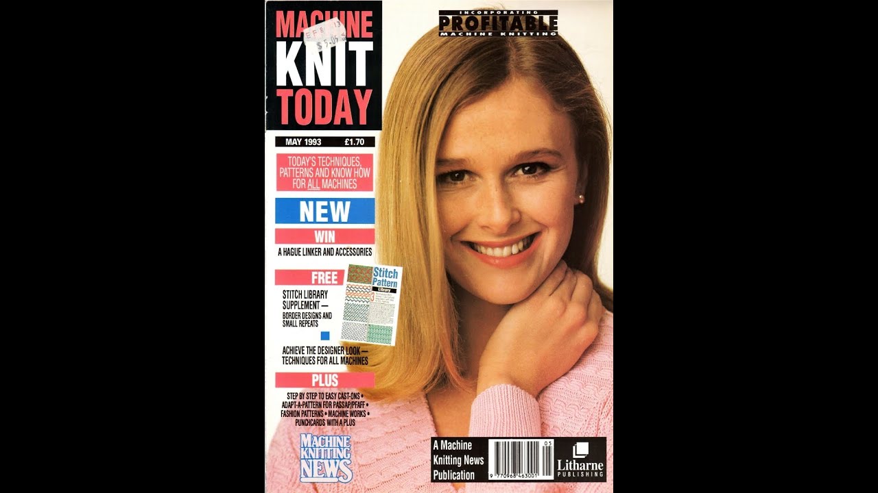 Machine knit today magazine №5 1993 Fashion magazine in english