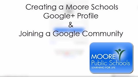 Google+ Profile and Communities