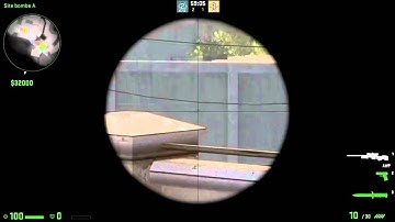Overpass Wall bang on CT Spawn  (CS:GO)
